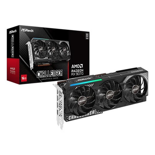 ASRock Radeon RX 9070 Challenger 16GB Graphics Card