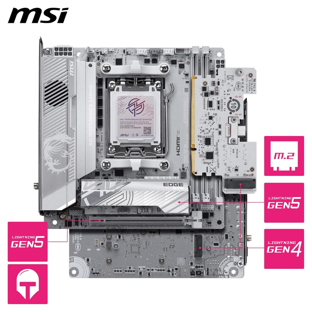 MSI MPG X870I EDGE TI EVO WIFI Motherboard