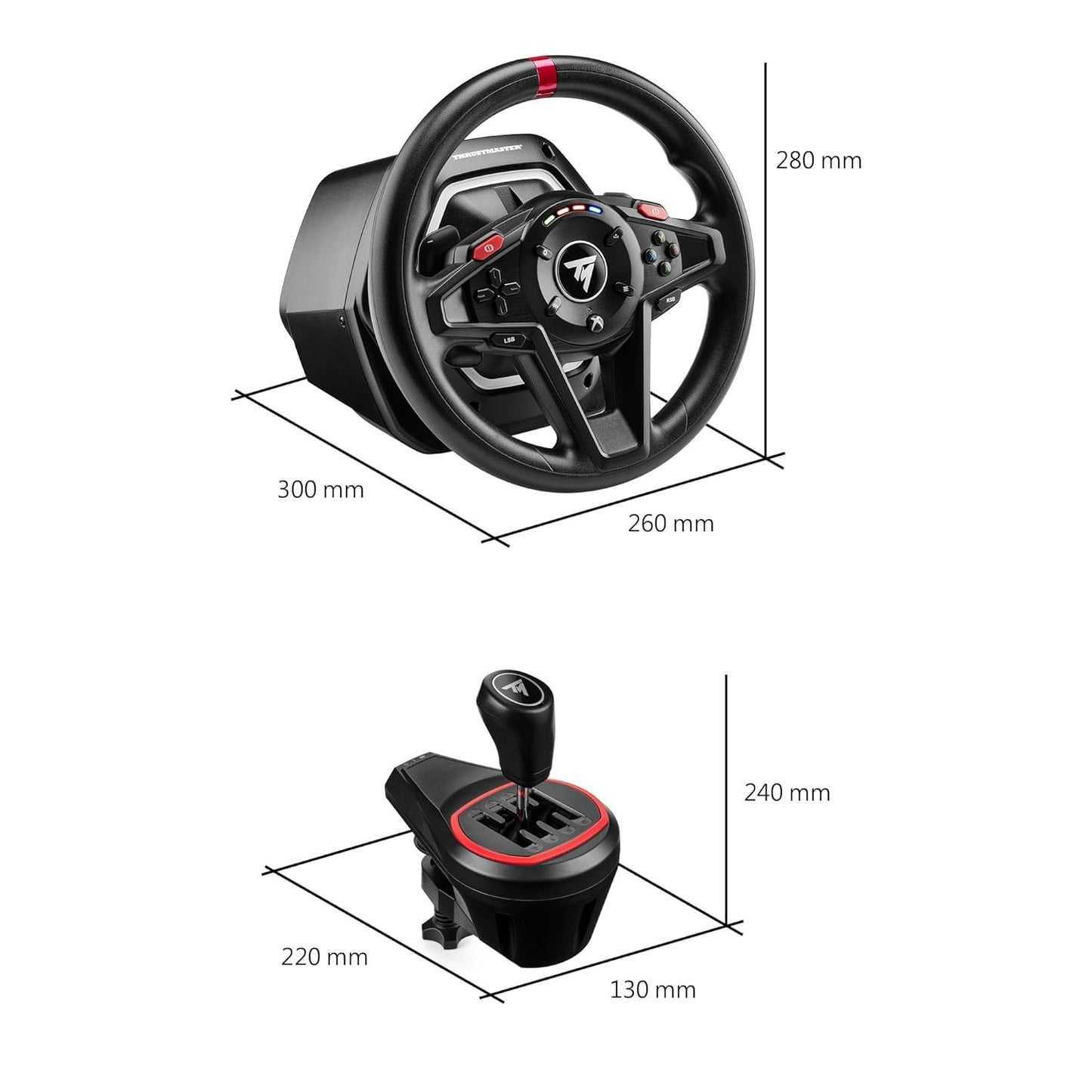 Thrustmaster T128 Shifter Pack Racing Wheel Bundle
