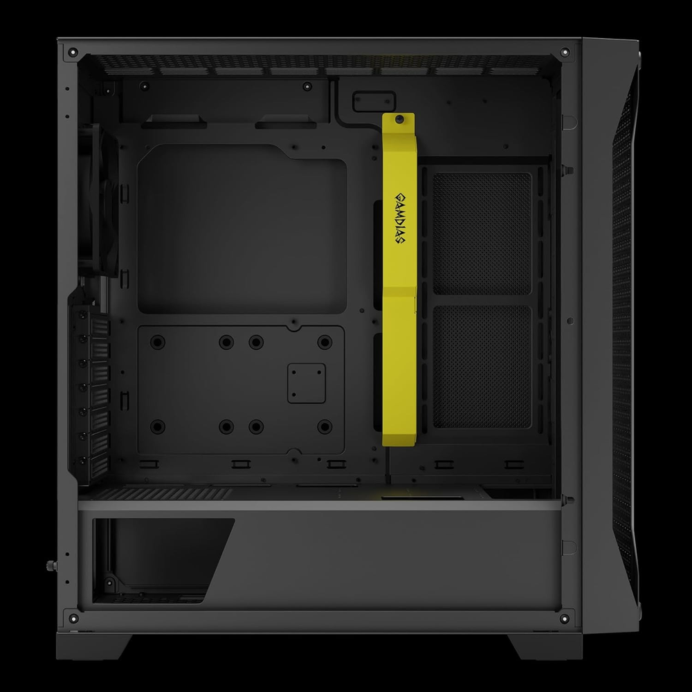 GAMDIAS Athena P1 Lite ATX Mid Tower Gaming Case (Black)