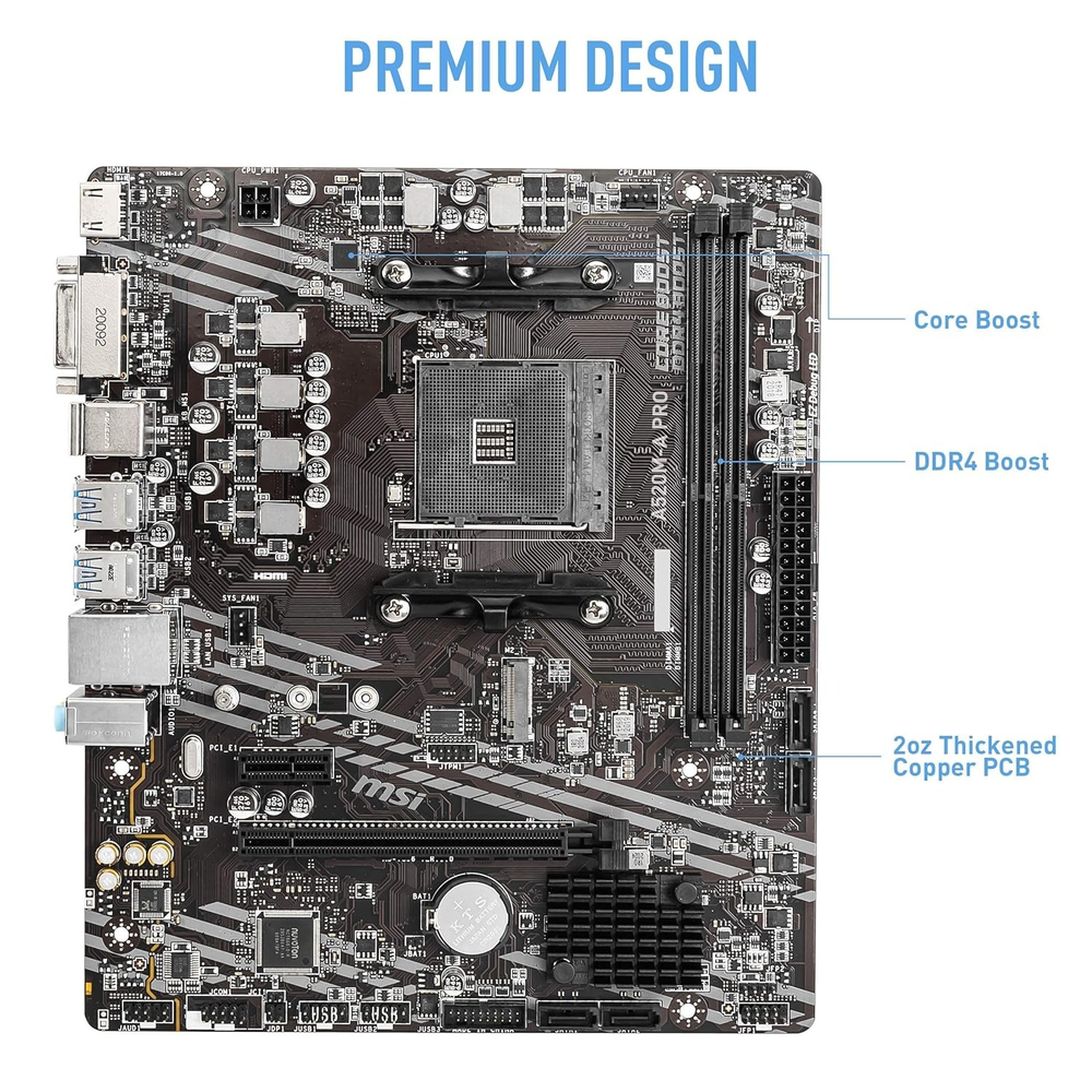 MSI A520M-A PRO Motherboard