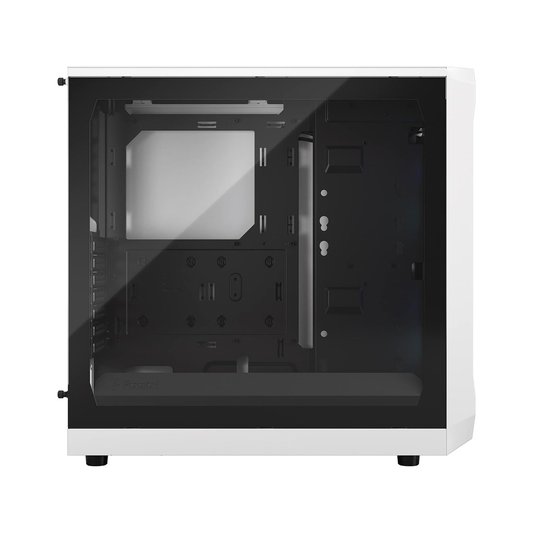 Fractal Design Focus 2 RGB White TG Clear Tint ATX Mid Tower Cabinet