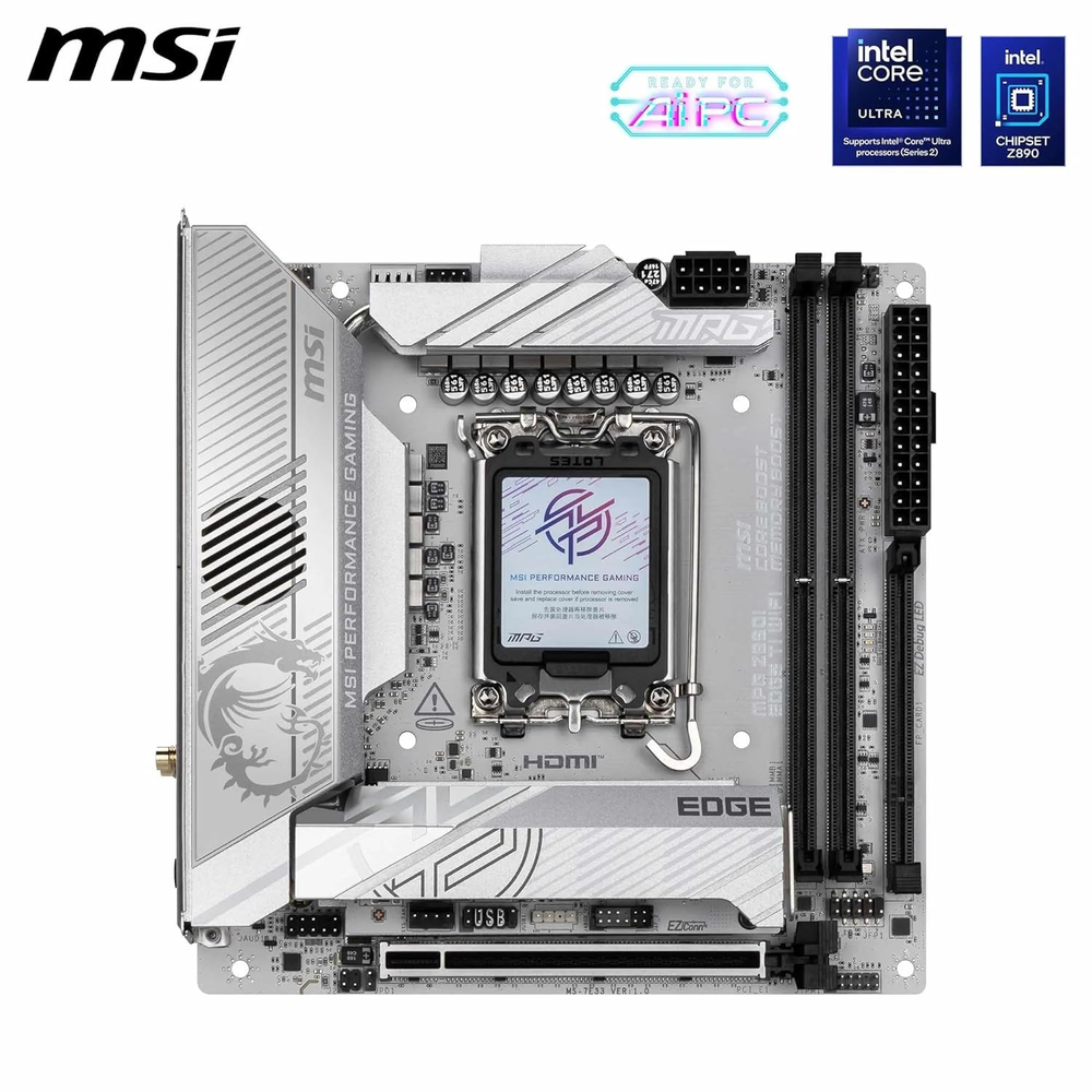 MSI MPG Z890I EDGE TI WIFI Motherboard (White)