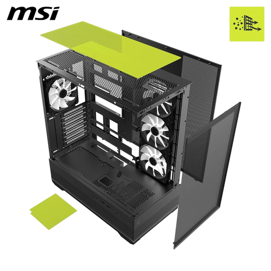 MSI MAG PANO 110R PZ ARGB ATX Mid Tower PC Case