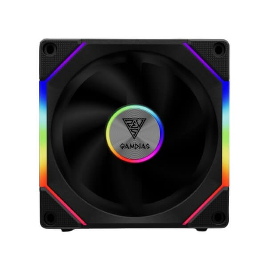 GAMDIAS Aeolus P2-1203 120mm ARGB PWM Case Fan (Triple Pack)