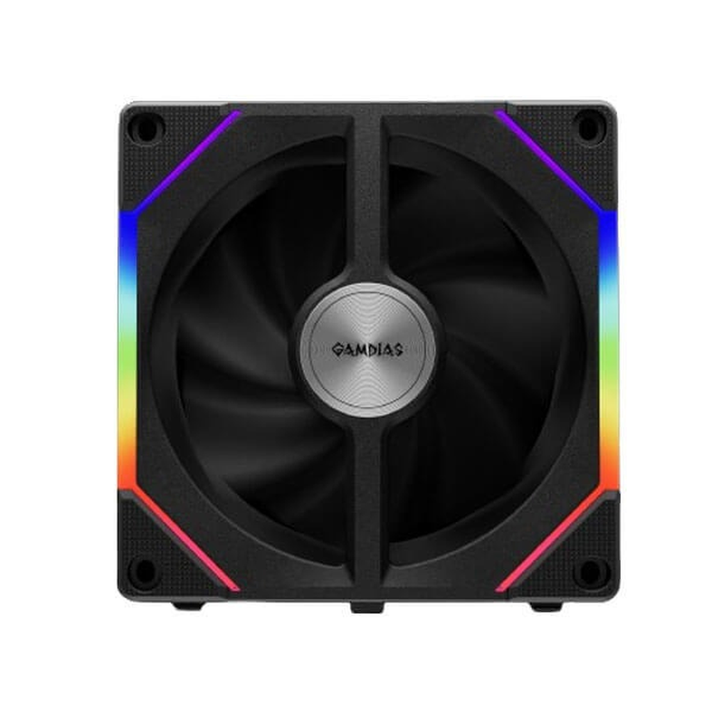 GAMDIAS Aeolus P2-1203U 120mm ARGB PWM Case Fan (Triple Pack with USB AEOLUS Box II)