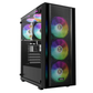 GAMDIAS AURA GC2 ELITE V2 ARGB ATX Mid Tower Gaming Case (Black, Mesh Front, 4x120mm ARGB Fans, Tempered Glass)