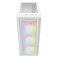 GAMDIAS AURA GC2 ELITE WH V2 ARGB ATX Mid Tower Gaming Case (White, Mesh Front, 4x120mm ARGB Fans, Tempered Glass)