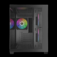 GAMDIAS AURA GC10M V2 ARGB M-ATX Mini Tower Gaming Case (Black)
