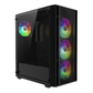 GAMDIAS AURA GC2 Elite V2 ARGB ATX Mid Tower Gaming Case (Black)