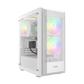 GAMDIAS AURA GC6 WH ARGB ATX Mid Tower Gaming Case (White)