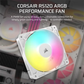 Corsair Fan RS120 ARGB White, 120mm ARGB Fan, Single Pack
