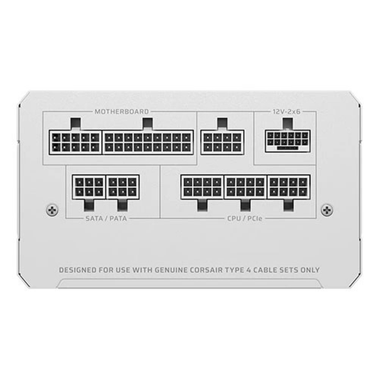 RMe White Series, RM1000e White, 1000 Watt, Cybenetics Gold Certified, Fully Modular Power Supply