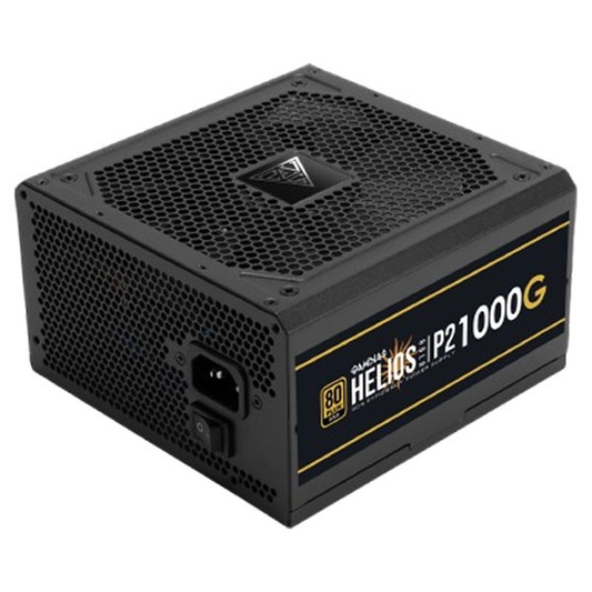 GAMDIAS HELIOS P2-1000G 1000W 80+ Gold ATX 3.1 Fully Modular Power Supply (12VHPWR, PCIe Gen 5.1, 135mm FDB Fan)