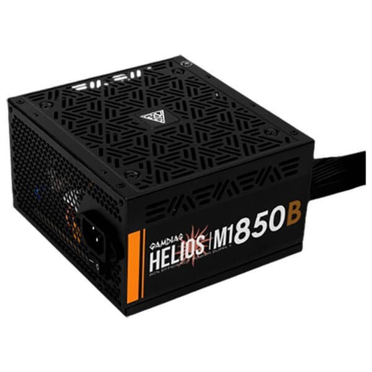 GAMDIAS HELIOS M1-850B 850W 80+ Bronze Power Supply (Non-Modular, Black Flat Cables)