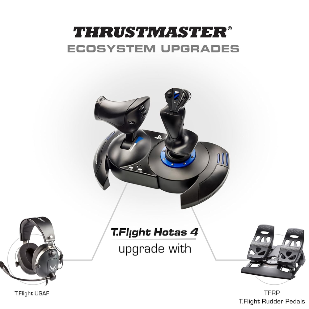 Thrustmaster T-Flight HOTAS 4 — Flight Joystick & Throttle