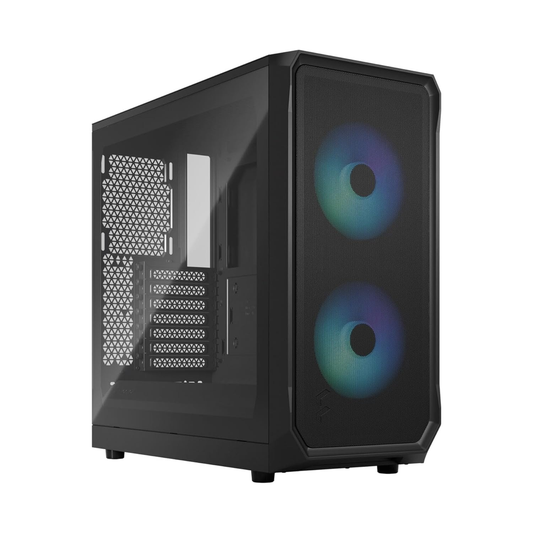 Fractal Design Focus 2 Mesh RGB Black TG Clear Tint ATX Mid Tower Cabinet