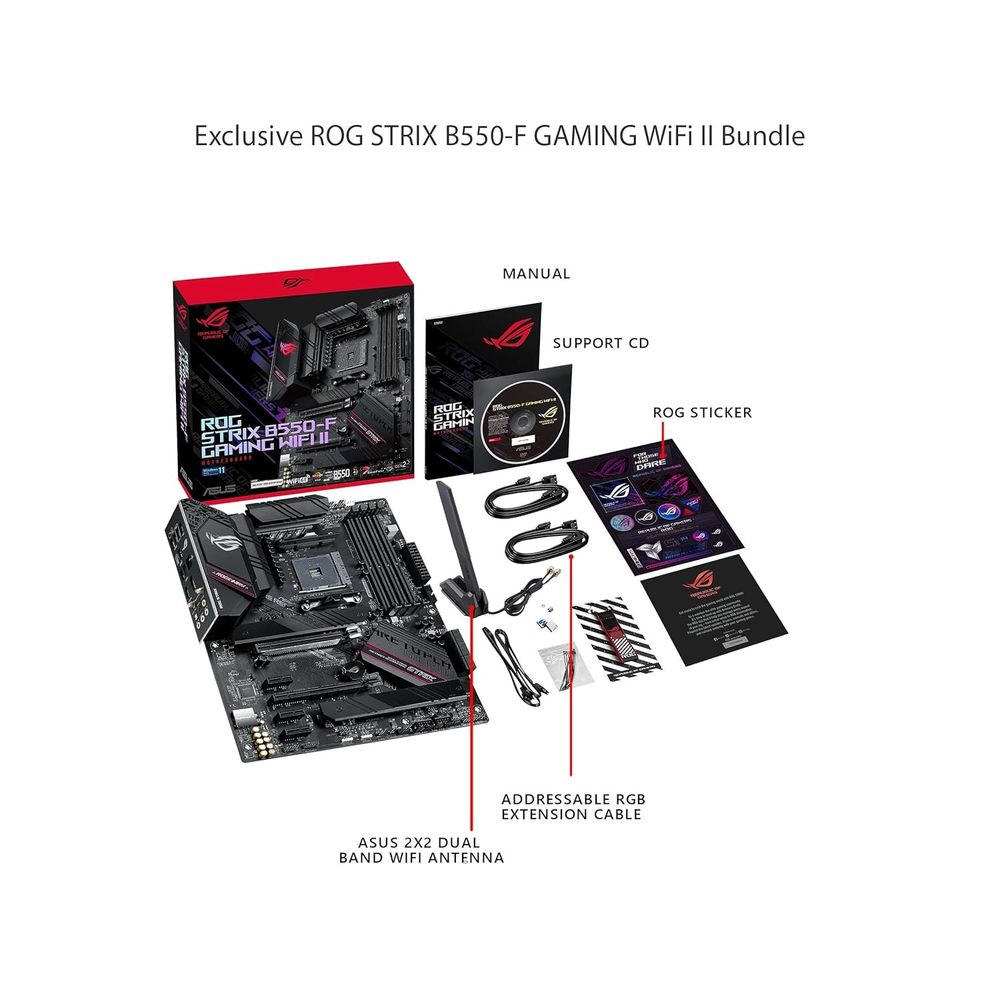 ASUS ROG STRIX B550-F GAMING WIFI II ATX Motherboard