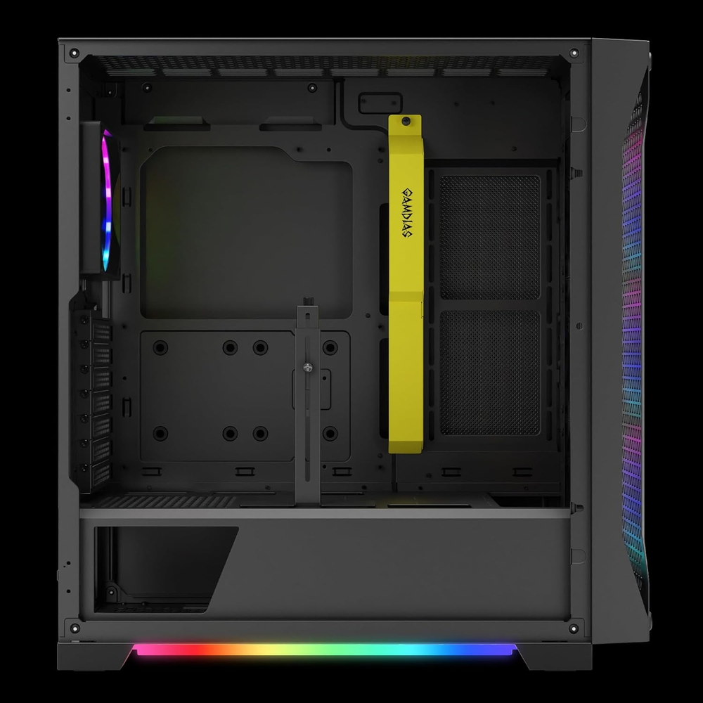 GAMDIAS Athena P1 ARGB ATX Mid Tower Gaming Case (Black)