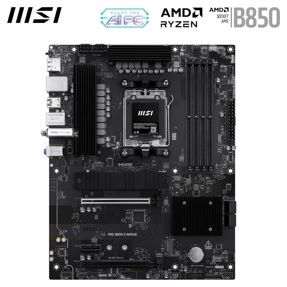 MSI PRO B850-S WIFI6E Motherboard