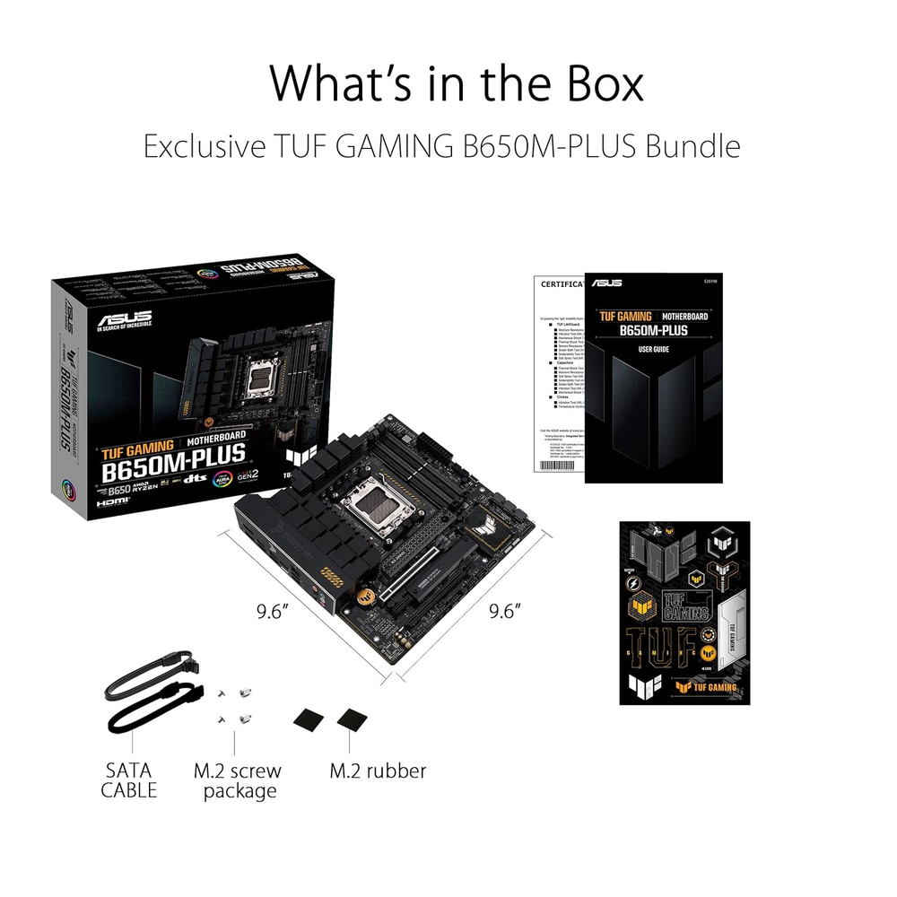 ASUS TUF GAMING B650M-PLUS mATX Motherboard