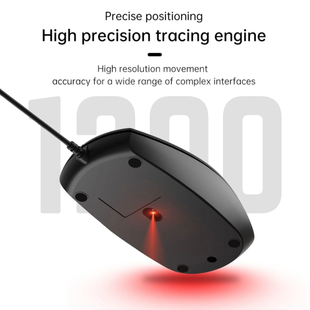 AULA AC101 Wired Keyboard & Mouse Combo | Black (AC101B)