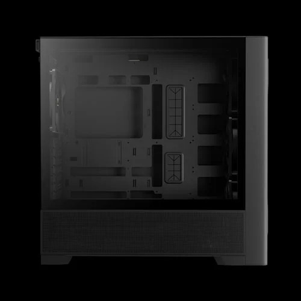 GAMDIAS ATHENA P3 E-ATX Mid Tower Gaming Case (Black, Mesh Front, 4x140mm PWM Fans, BTF Ready)