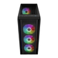 GAMDIAS AURA GC2 ELITE V2 ARGB ATX Mid Tower Gaming Case (Black, Mesh Front, 4x120mm ARGB Fans, Tempered Glass)