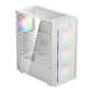 GAMDIAS AURA GC2 ELITE WH V2 ARGB ATX Mid Tower Gaming Case (White, Mesh Front, 4x120mm ARGB Fans, Tempered Glass)