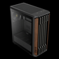 GAMDIAS AURA GC11 Wood Mid Tower PC Case (Wood Accent Mesh Front, 4×120mm Fans, ATX Support, 360mm Radiator, Panoramic Tempered Glass)