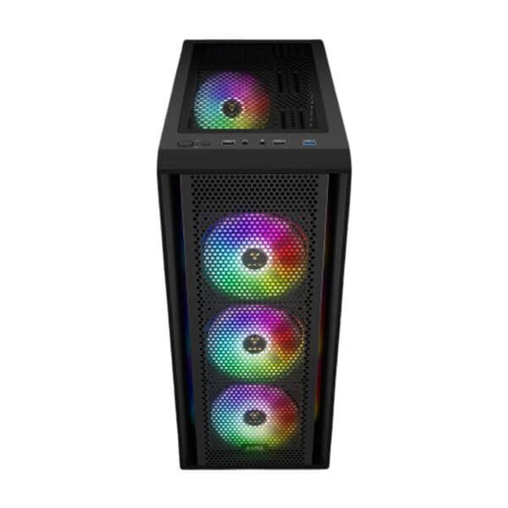 GAMDIAS AURA GC2 Elite V2 ARGB ATX Mid Tower Gaming Case (Black)
