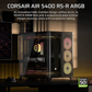 Corsair Chassis Air 5400 RS-R ARGB TG Mid-Tower, Black