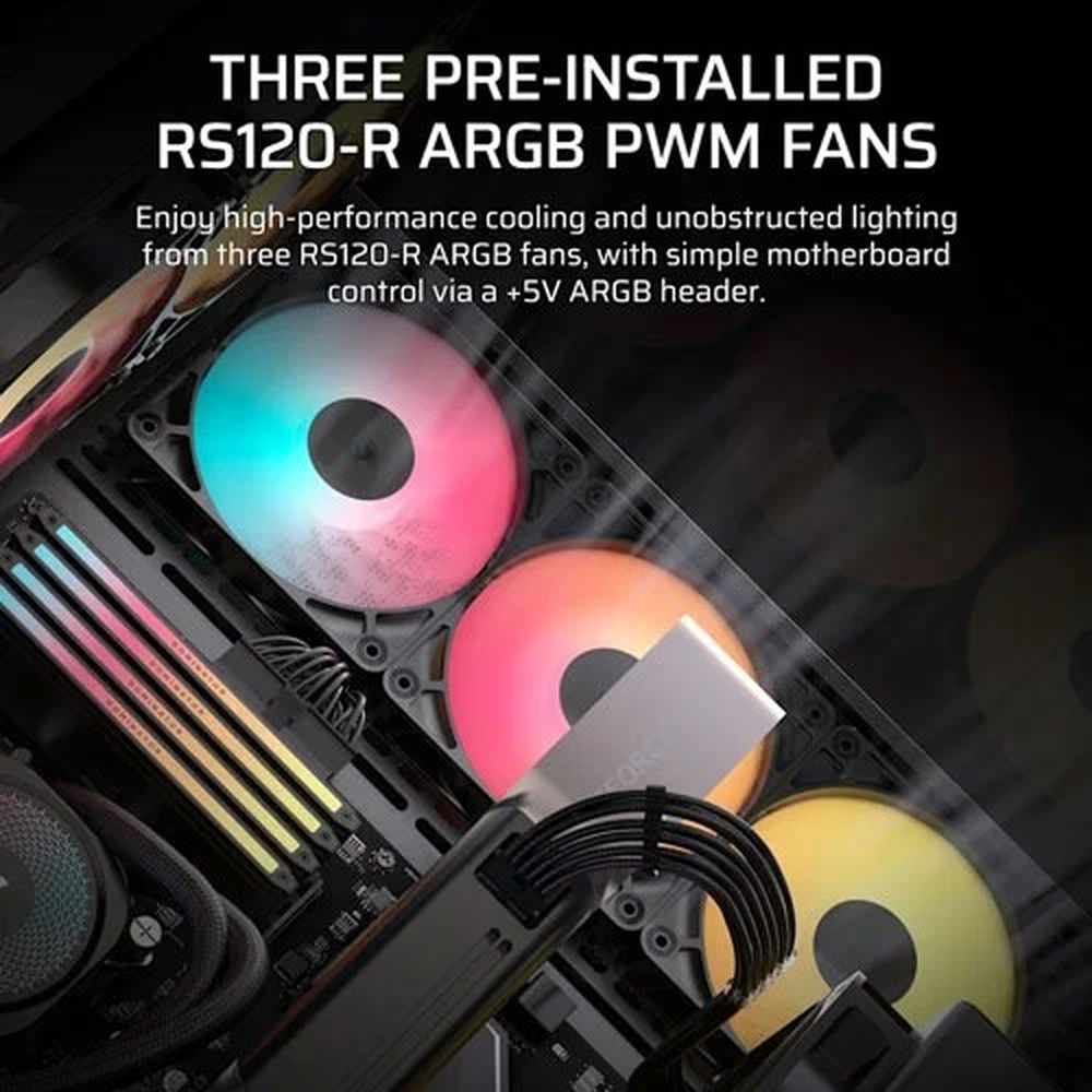 3500X RSR ARGB Tempered Glass Mid-Tower, Black