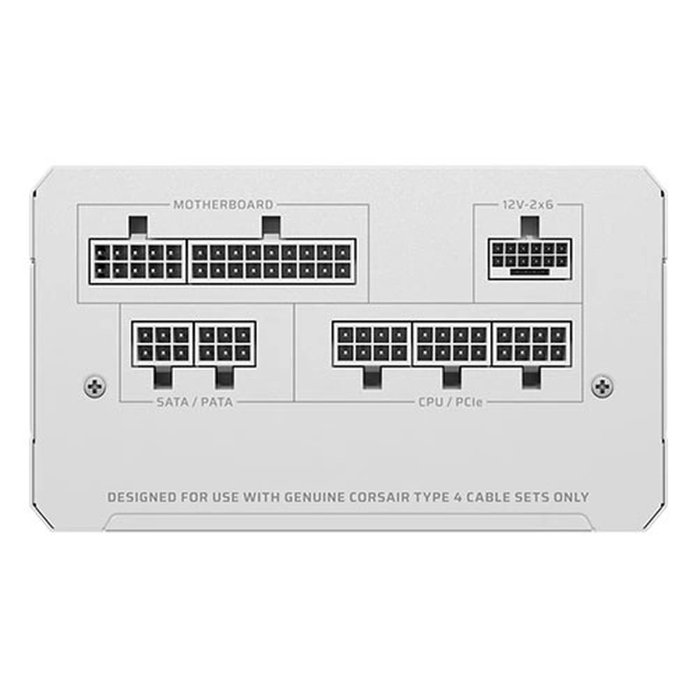 RMe White Series, RM750e White, 750 Watt, Cybenetics Gold Certified, Fully Modular Power Supply