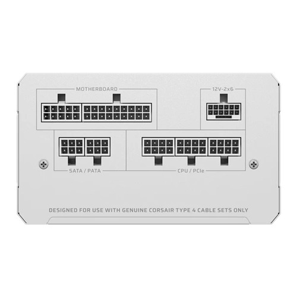 RMe White Series, RM850e White, 850 Watt, Cybenetics Gold Certified, Fully Modular Power Supply