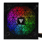 GAMDIAS KRATOS E1-500 500W 80+ RGB Non-Modular ATX Power Supply (Neon-Flex ARGB, 120mm Fan, Dual PCIe)