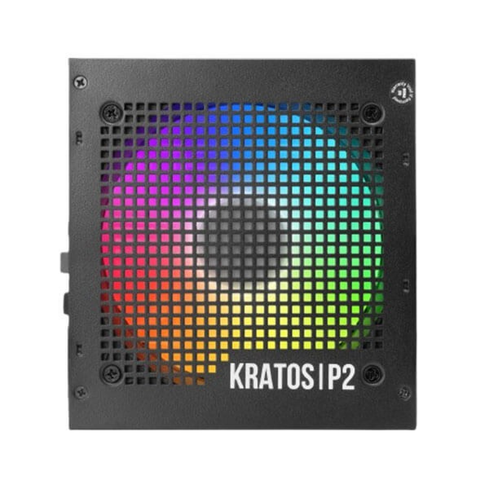 GAMDIAS KRATOS P2-1000G RGB 1000W 80+ Gold ATX 3.0 Fully Modular Power Supply (12VHPWR, PCIe Gen 5.0, 30 ARGB Effects)