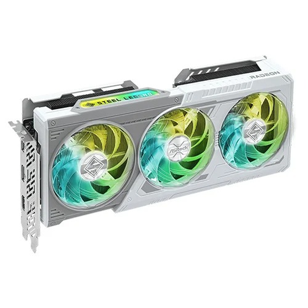 ASRock Radeon RX 9060 XT Steel Legend OC 16GB Graphics Card