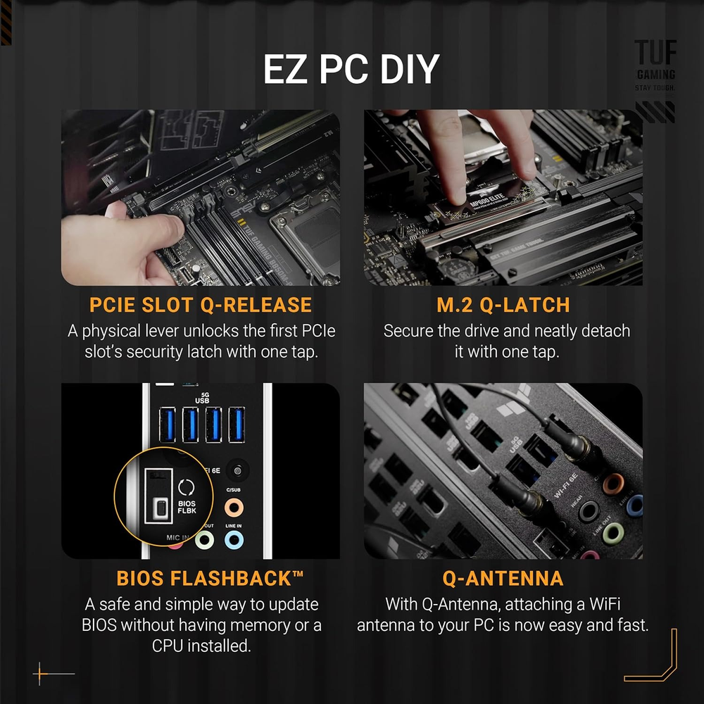 ASUS TUF GAMING B850M-PLUS WIFI mATX Motherboard