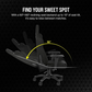 CORSAIR TC100 RELAXED - Fabric Gaming Chair, Black/Black