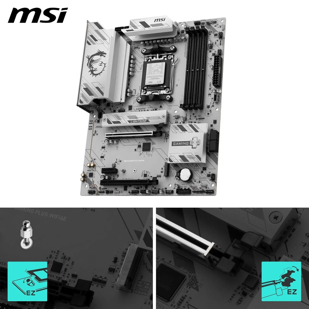 MSI B850 GAMING PLUS WIFI6E Motherboard