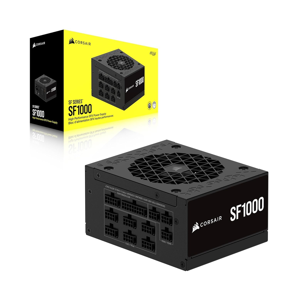 Corsair PSU  SF Series SF1000 80 PLUS Platinum Cybenetics Platinum SFX Power Supply