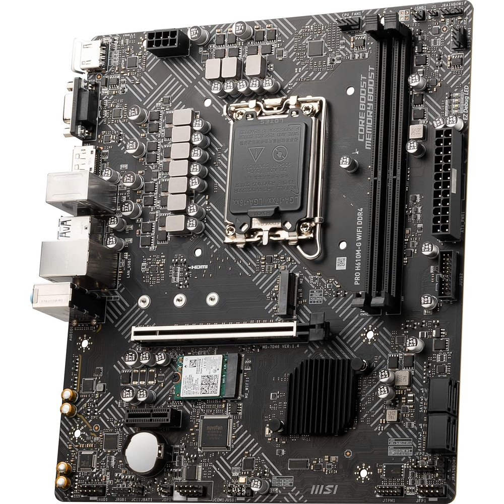 MSI PRO H610M-G WIFI DDR4 Motherboard