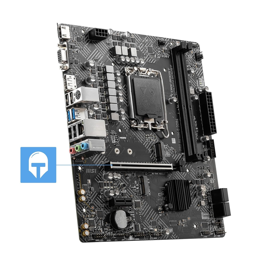 MSI PRO H610M-G DDR4 Motherboard