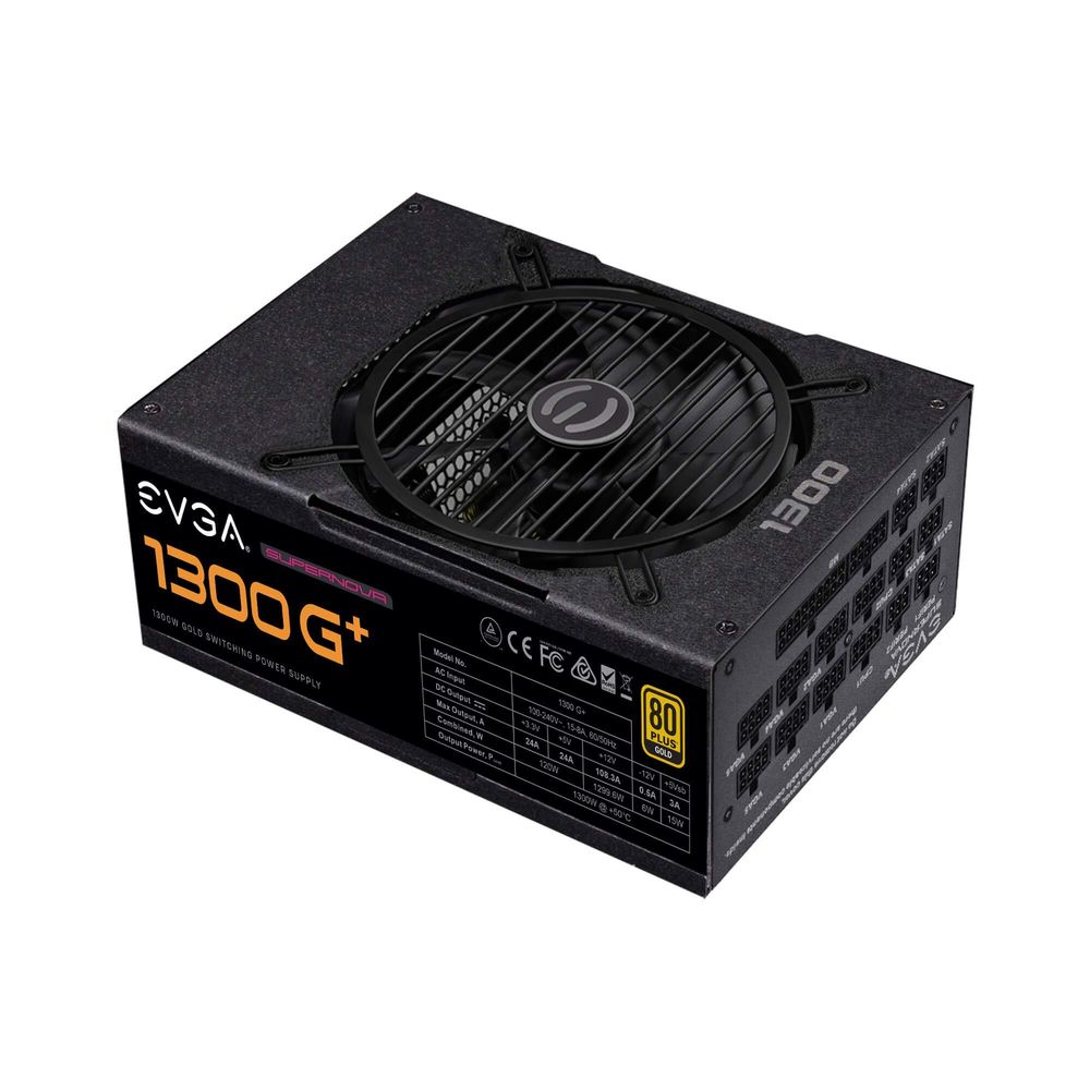 EVGA SuperNOVA 1300 G+ 1300W 80+ Gold Fully Modular ATX Power Supply