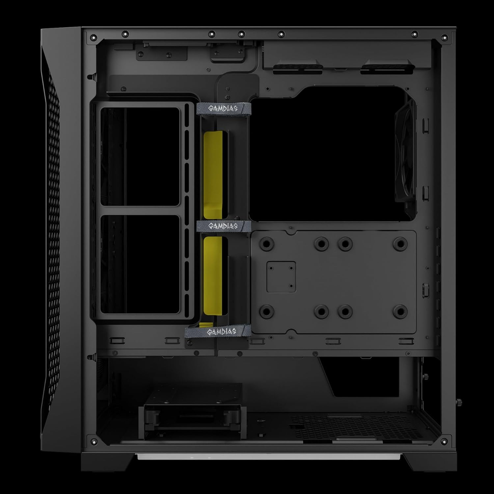 GAMDIAS Athena P1 ARGB ATX Mid Tower Gaming Case (Black)