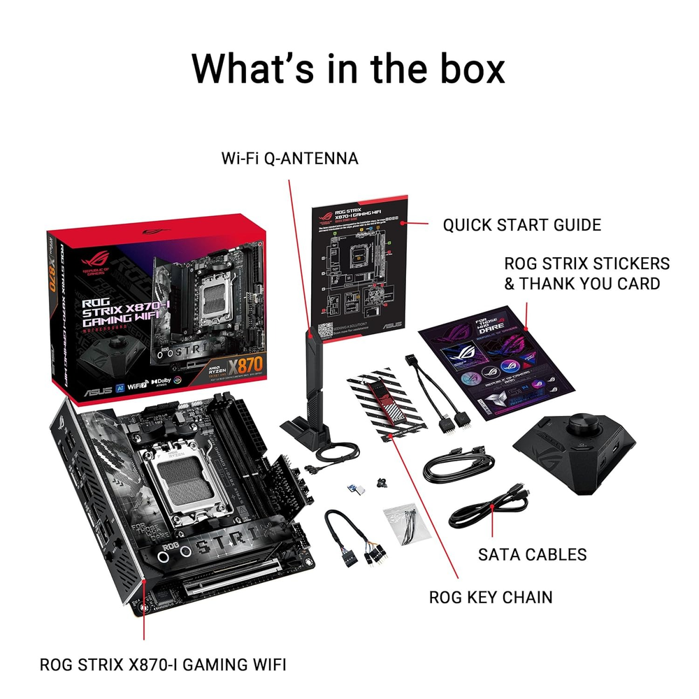 ASUS ROG STRIX X870E-E GAMING WIFI ATX Motherboard