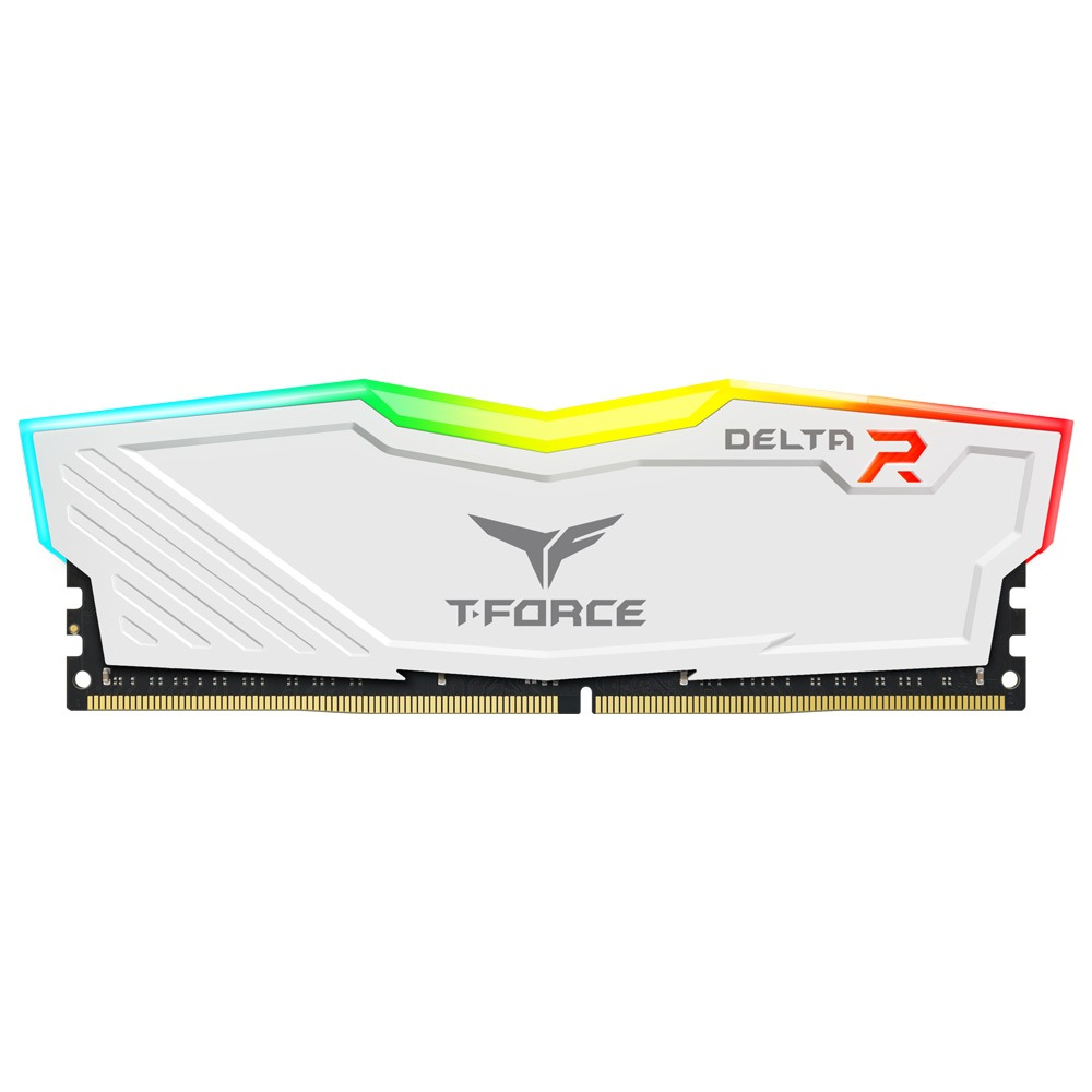 TEAMGROUP T-Force Delta RGB DDR4 8GB 3200MHz CL16 Desktop RAM (White)