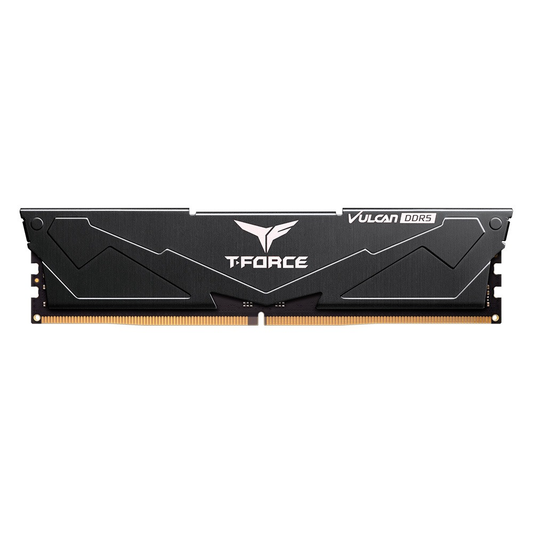 TEAMGROUP T-Force Vulcan DDR5 16GB 6000MHz CL38 Desktop RAM (Black)