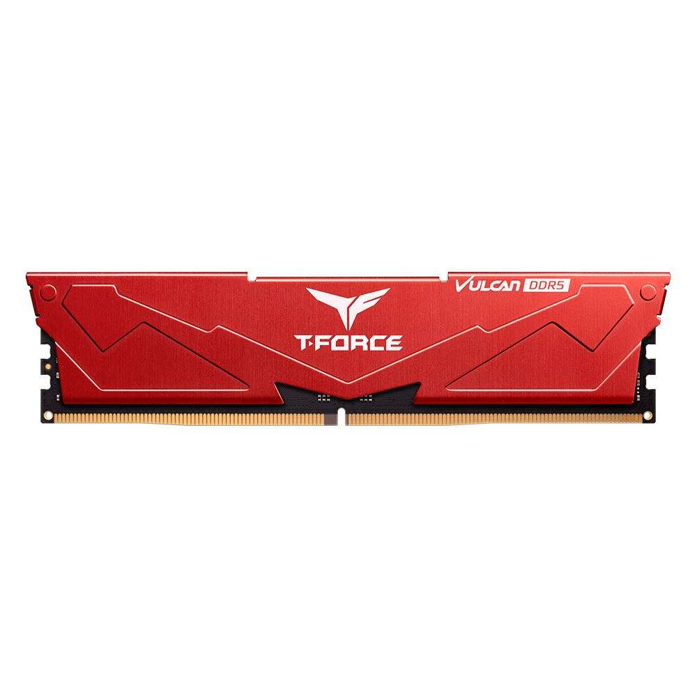 TEAMGROUP T-Force Vulcan DDR5 32GB 6000MHz CL38 Desktop RAM (Red)